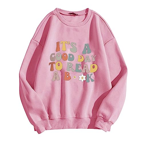 Sweat Trasher Femme - T-Shirts Graphiques à Manches Longues pour Femmes Sweat Shirt Femmes
