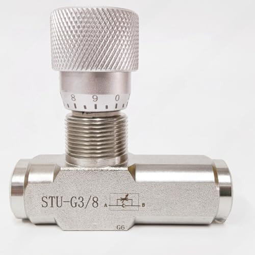 Vanne de régulation hydraulique STU-G3/8 pour ajustement précis du débit de fluide - 3