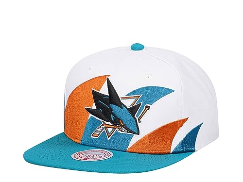 Casquette San Jose Sharks premium broderie Sharktooth originale Mitchell & Ness haut de gamme