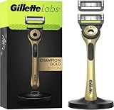 Gillette Labs Rasoio Uomo, Edizione Limitata Con Barra Esfoliante, Pulisce La Pelle Prima Del Passaggio Delle Lame, 5 Lame Affutate Per Una Rasatura Da Vicino, Con Ricariche