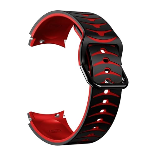 Correa de silicona transpirable Galaxy Watch 6 con diseño bicolor deportivo