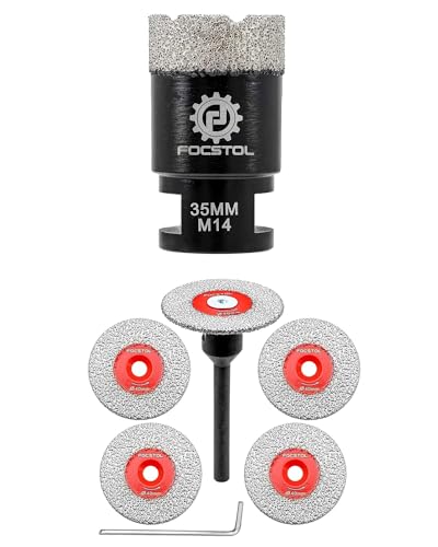 Disque a tronconner carrelage 40mm et scie cloche pour rénover facilement votre salle de bain