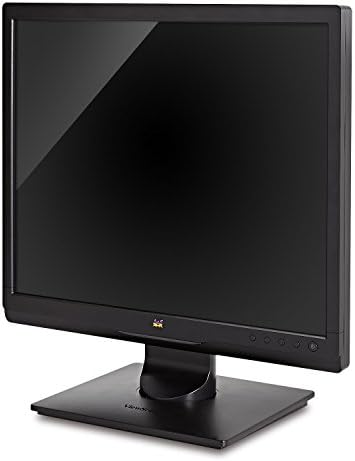 ViewSonic VA708A 17 Inch 1024p LED Monitor with 100% sRGB Color Correction and 5:4 Aspect Ratio, Black