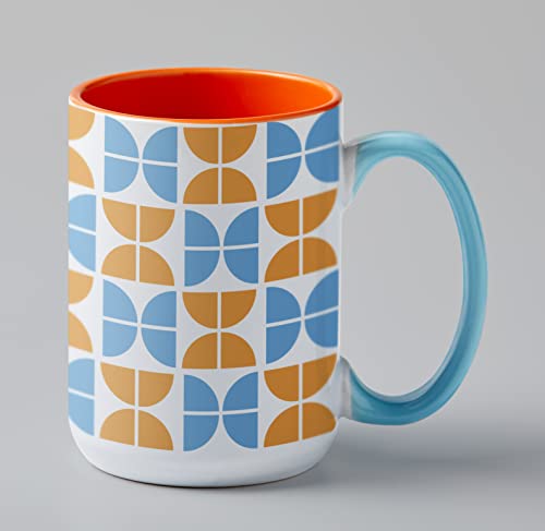 Cricut Beveled Blank-15 oz/425 ml (1 ct) 15 OZ BEV Ceramic Mug Blank Reef (1) - image 3