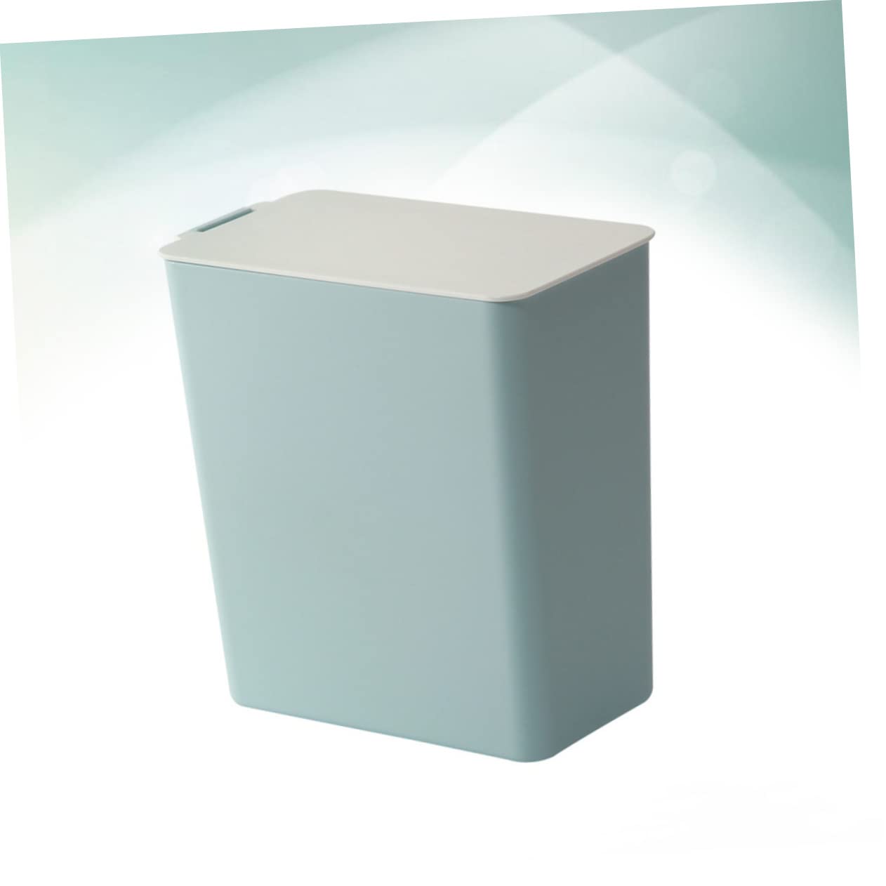 MAGICLULU Mini Trash Can with Bucket Lid Small Desk Waste Container Outdoor Garbage Can
