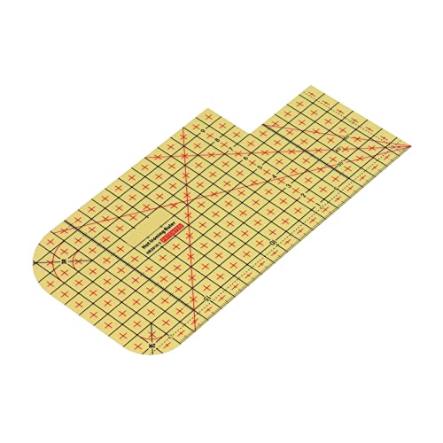 Règle Couture, Règle De Repassage à Chaud Règle De Patch Règle De Tissu De Repassage Règle Robuste à Ourlet Chaud Pour Fer électrique Une Mesure Précise(rh2010-s) Cover
