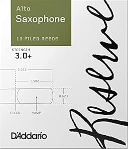 D'Addario Reserve Stroiki Saksofon Altowy 3.0+ 10 sztuk