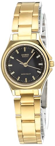 Montre Casio acier inoxydable LTP-1130N-1A cadran noir lisible et sobre