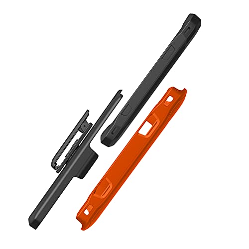 Beltron Duraforce Ultra 5G Uw Case With Clip, Heavy Duty Case With Swivel Belt Clip For Kyocera Duraforce Ultra 5G E7110 (Verizon) Features: Secure Fit & Built-In Kickstand (Safety Orange) #TOP5