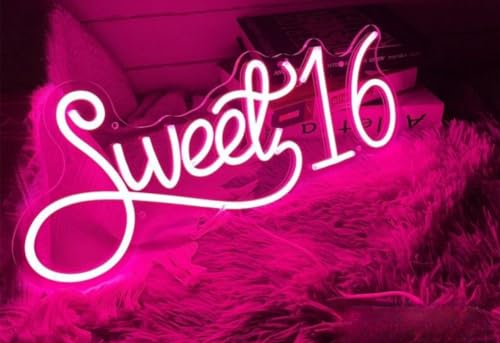 Image of LED Neon Sign Night Light for Wall Party Decor Bedroom Room Bar Wedding Home Birthday Art Decoration Christmas with USB Chain Light modulator 5v 16.5 inch*9.1 inch