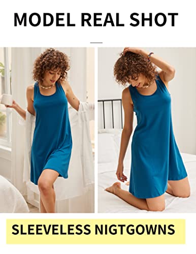 Image of Avidlove Sleepwear for Women Tank Nightgown Chemise Racerback Sleeveless Sleep Dress