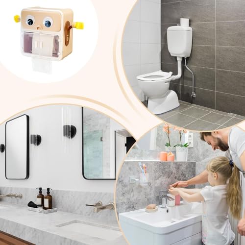 Porte-serviettes mural et distributeur de lingettes ventouse pour salle de bain - 5