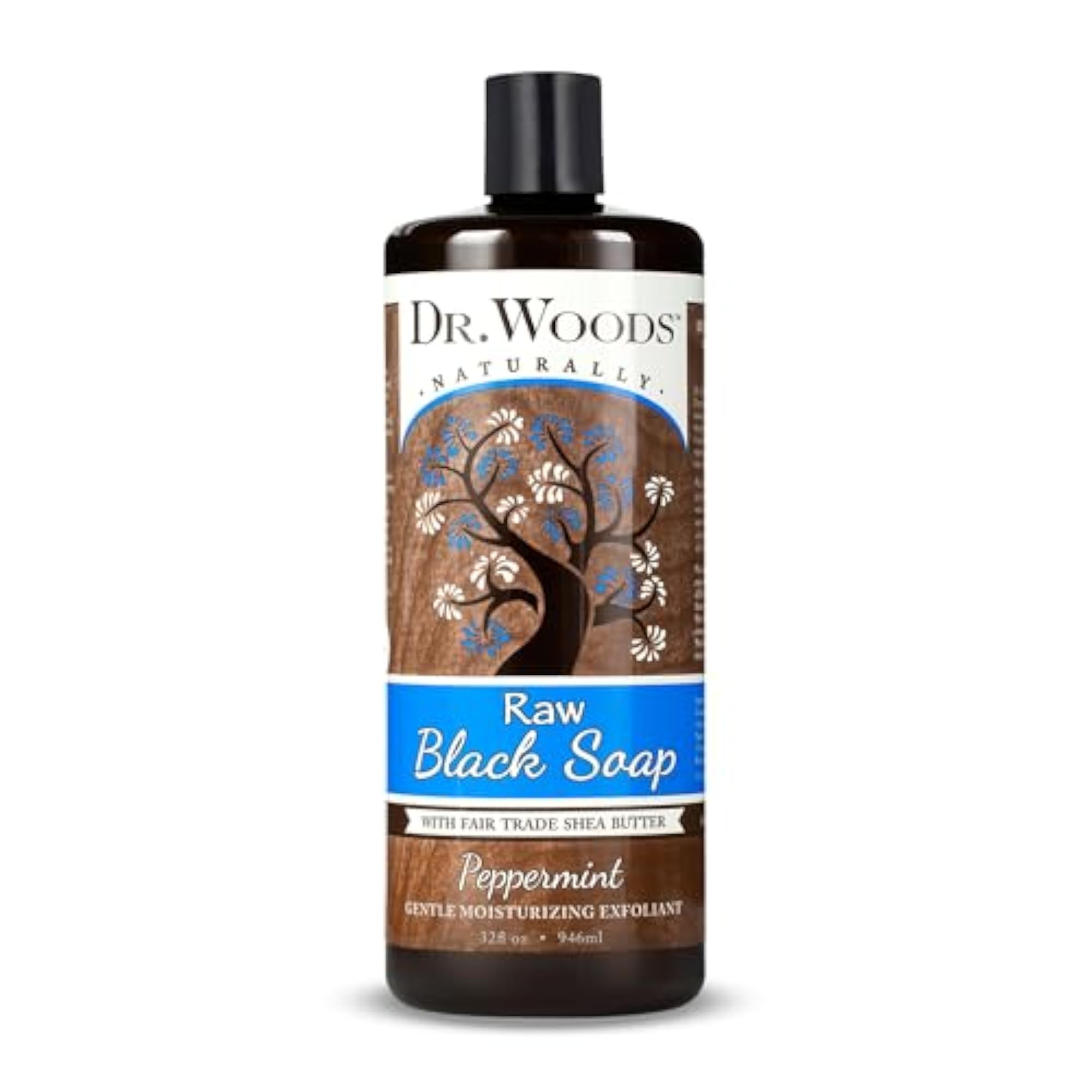 Raw Moisturizing Black Peppermint Soap 32 Ounce