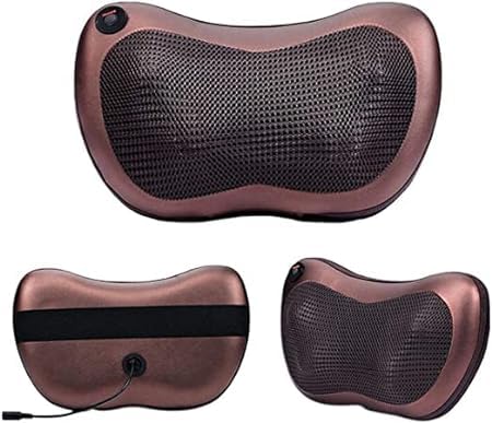 Fitaza Car Home Massage Pillow - Car Home Massager Pillow 8028 for Cervical Neck, Lower Back Lumbar Abdomen Arm Thigh Foot Body Relaxation Massager. 1