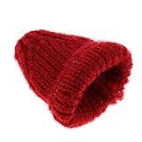 Fityle 1/6 Adorable Woolen Knitted Beanie Hat Red Ski Cap Garment for 12inch Fashion Girl Doll...