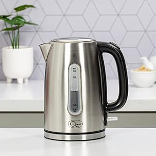 Quest 35349 1.7L Rapid Boil Kettle / 3000W / Cord Storage / Anti-Limescale Filter / Easy Clean