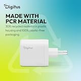 DIGITUS Ładowarka USB-C GaN II – 2x USB-C i typ A – 3 porty – do 100 W – szybka ładowarka – odpowiednia do laptopów, telefonów komórkowych, tabletów, smartwatchy, słuchawek, powerbanków – biała