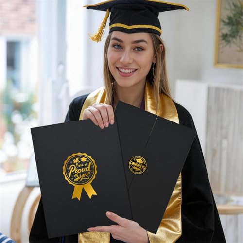Image of Graduation Decorations 2026 Black Gold Graduation Guest Book to Sign Class of 2026 Signature Guestbook Alternative Party Gifts Keepsake Congrats Grad Invitations Memory Card Board College High School