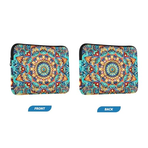 Funda para portátil 13-14 pulgadas impermeable con diseño mandala miniatura 2