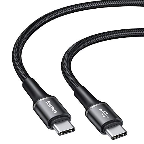 Baseus Cabo USB-C/USB-C PD3.0 60W Preto 1M,