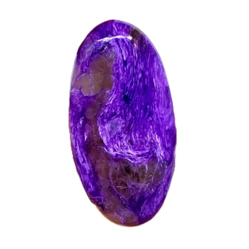 Charoïte véritable de qualité gemme, pierre ovale d'exception pour collier et haute joaillerie