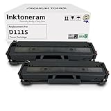 Inktoneram Compatible Toner Cartridges Replacement for Samsung D111S MLT-D111S Xpress M2020 M2021 M2020W M2021W M2070 M2071 M2070W M2071W M2070F M2071FH M2070FW M2071FH M2022 M2022W (Black, 2-Pack)