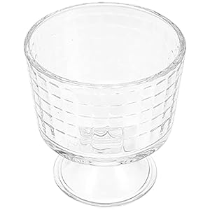 UPKOCH Glazen Ijskommen: Kleine Glazen Dessert Cup Clear Glass Parfait Cups Voet Dessertbekers Kristallen Glazen Kommen Voor Sundae Pudding