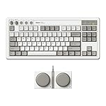 8Bitdo Retro Mechanical Keyboard, Bluetooth/2.4G/USB-C Hot Swappable Gaming Keyboard with 87 Keys, Dual Super Programmable Buttons for Windows and Android - M Edition - QWERTY ANSI US Layout