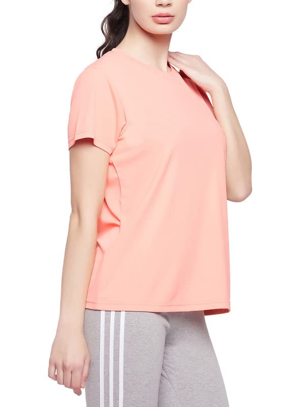 Image of Clovia Women's Polyester Regular Fit T-Shirt