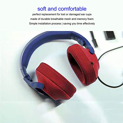 Ear Pads Cushion Replacement Ear Pads Strong Bass Breathable Soft For G233 For G433 (Red) #TOP6
