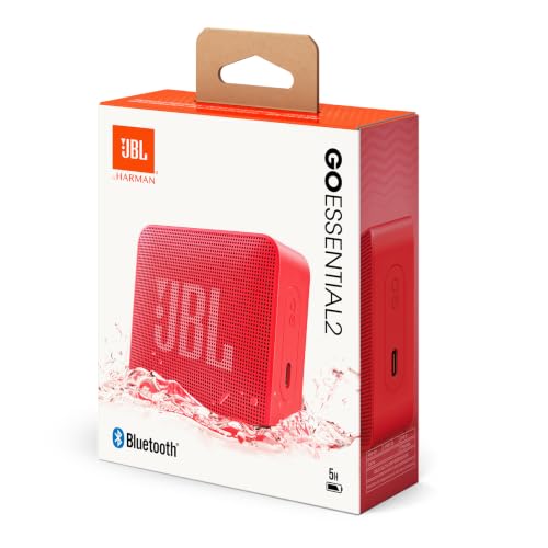 JBL GO Essential 2, Enceinte Bluetooth Portable, Rouge