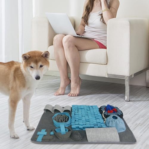 Tapete farejador para cães, Tapete farejador para cães,Almofada quadrada para cheirar | Jogos intera