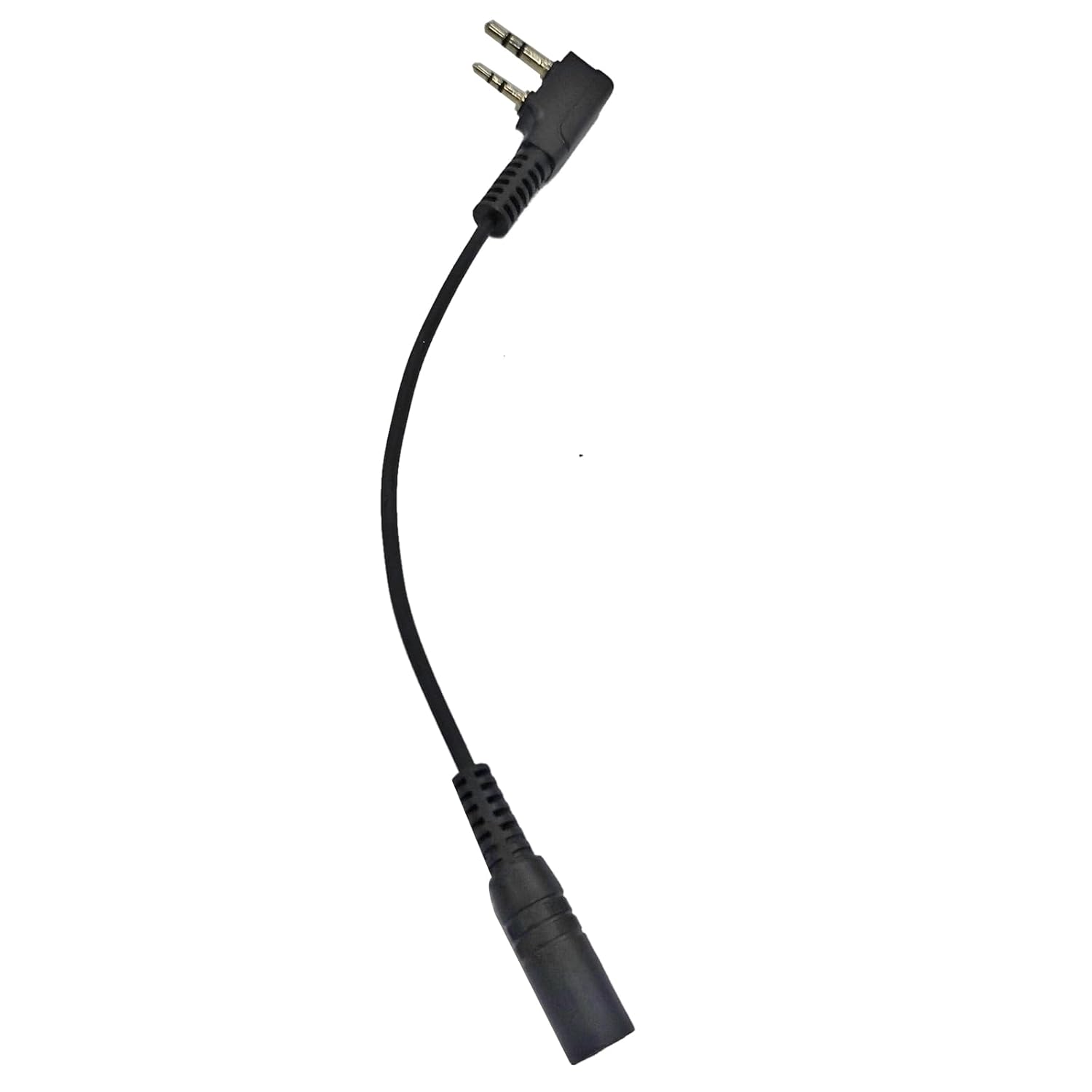 2 Pin K1 Plug to 3.5mm Female Headset Walkie Talkie Earpiece Adapter Compatible with Baofeng Retevis uv5r 888d RT22 RT21 RT27 RT7 H-777 H777S RT18 RT19 RT22S Radios