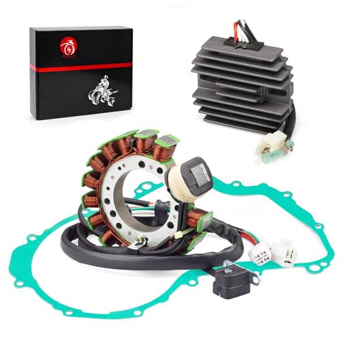 Stator & Regulator Rectifier w/Gasket Compatible with Yamaha Wolverine 350 2000-2001 Big Bear 350 4WD 1997-1999 Big Bear 350 2WD 1999