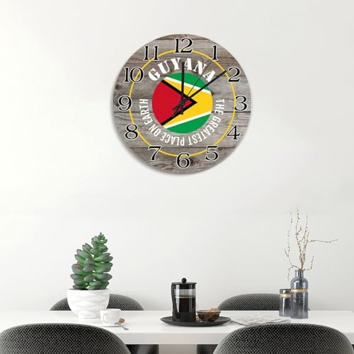 Horloge murale Guyane de qualite superieure 38cm design grand format