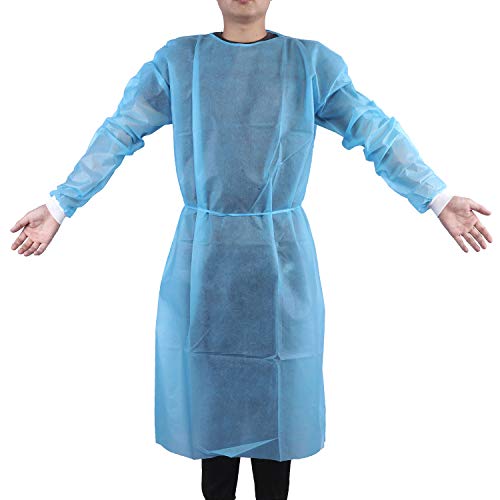image for R RAYTEX PROTECTION Raytex Plastic Disposable Gowns Clothing 10 PCS An