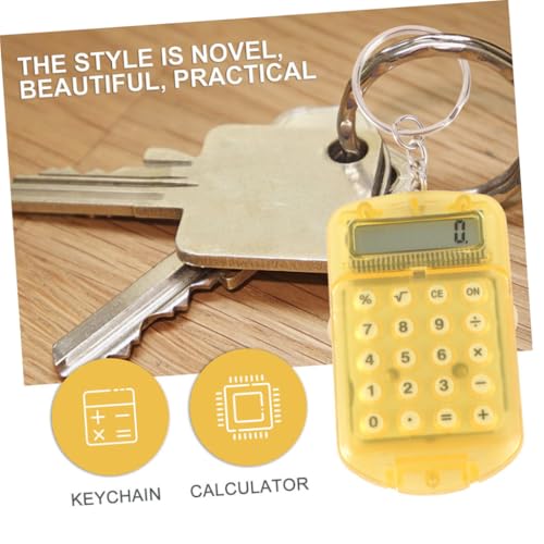 Calculadora mini portátil para estudiantes y comercio con llavero práctico DOITOOL 4