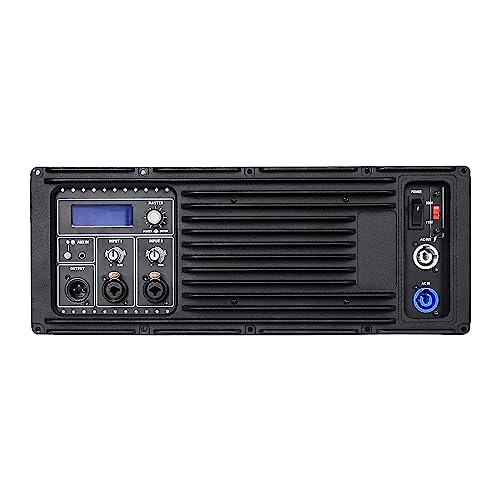 Image of Sound Town ZETHUS Series Powered Line Array Speaker System with One 18-inch Line Array Subwoofer, Four Dual 10-inch Line Array Speakers, One Caster Board, Black (ZS-118SP210BP4C)