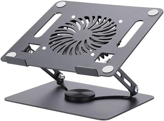 Aluminum Alloy Book Stand 360° Rotation Reading Rack Heat Dissipation Holder