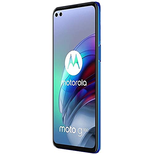Moto G100 (128GB, 8GB) 6.55" 90Hz, Snapdragon 870, Dual SIM Euro 5G /Global 4G LTE GSM Unlocked (T-Mobile/AT&T/Metro) International Model XT2125-4 (HDMI + Fast Car Charger Bundle, Iridescent Ocean) - Image 5