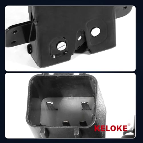 Image of KELOKE Manual Trunk Latch Lock Actuator w / 4-Pin Compatible with Buick & Cadillac & Chevy & GMC Pontiac & Saturn 2006-2017, for Models Without Power Liftgate, Replaces# 931299