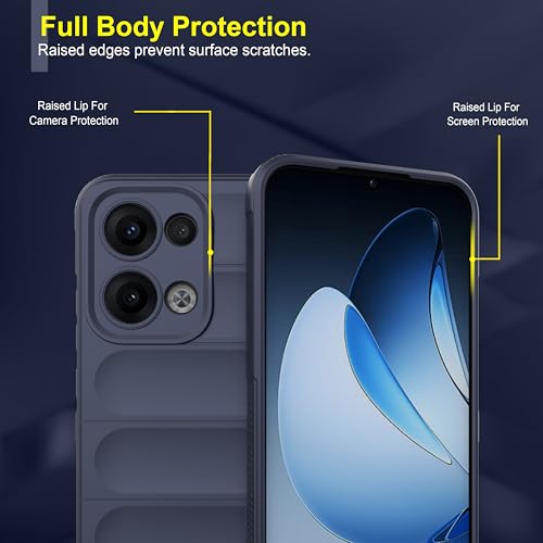 Image of Zapcase Back Case Cover for Oppo K13 Turbo 5G | Compatible for Oppo K13 Turbo 5G Back Cover | Liquid Silicon Magic Case with Camera Protection | Sapphire