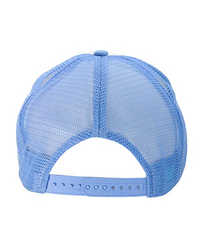 Image of NYFASHION101 Plain Mesh Trucker Hat - Breathable 6-Panel Daily Snapback Cap, Customizable Ideal for DIY Embroidery & Patches