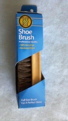 SHOE GEAR HORSEHAIR SHOE BRUSH-PROFESSIONAL-WOOD HANDLE