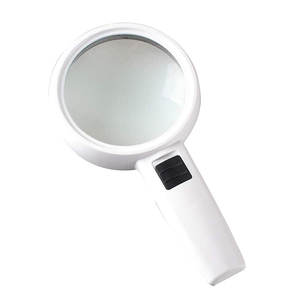 Loupe à LED pour fatigue oculaire CRODY zoom 30x sans distorsion blanc