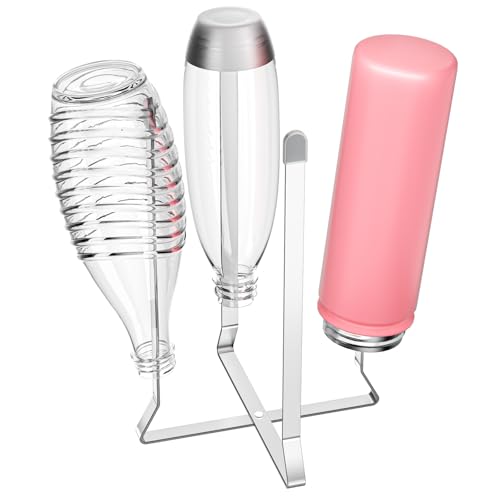 LOXSUN Egouttoir Bouteille Inox, Pliable Egouttoir Flasque Running Pour 4 Gourde, Égouttoir à Gourde et Biberon, Support de Séchage pour Biberons, Verres et...