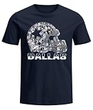 Football Shirt Gifts for Men Novelty Game Day T-Shirt Short Sleeve Tee Shirts Mens Apparel Merch, Navy Blue