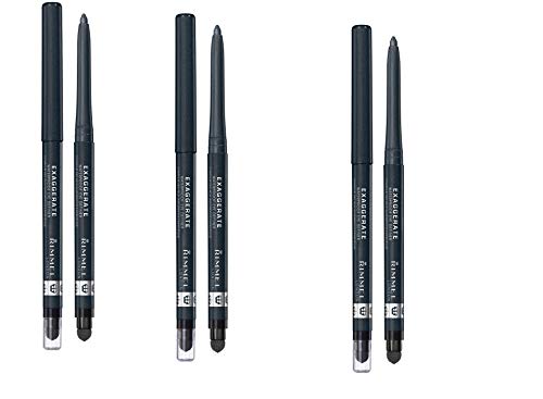 (3 Pack) RIMMEL LONDON Exaggerate Waterproof Eye Definer Earl Grey