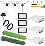 DrAer Accesorios de alta eficiencia compatibles con iRobot Roomba i7 j7 i6 i3 i4 i2 i5 i8 i1+/Plus e5 e6 piezas de repuesto cepillo rodillo, bolsas de vacío, filtros, cepillo lateral