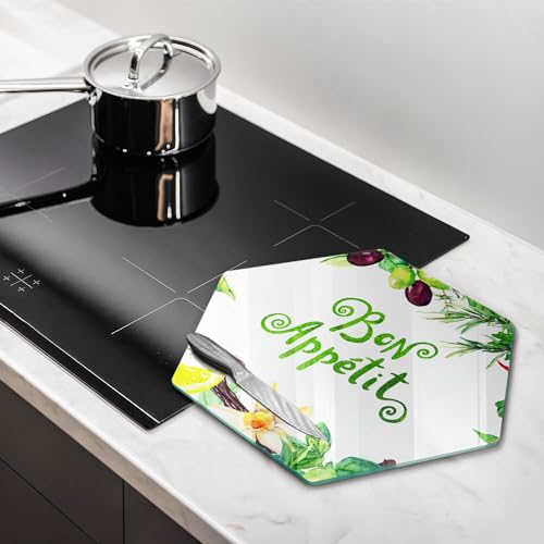 Protection plaque induction 40cm anti-rayures - Protéger table de cuisson hectagonale Wallfluent - 3